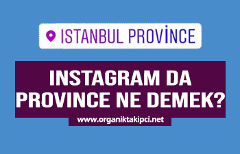 Instagram da Province Ne Demek?