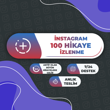 Instagram 100 Hikaye İzlenme