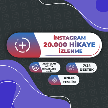 Instagram 20.000 Hikaye İzlenme