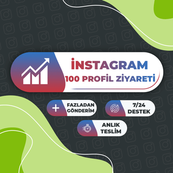 Instagram 100 Profil Ziyareti