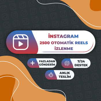 Instagram 2500 Otomatik Reels İzlenme