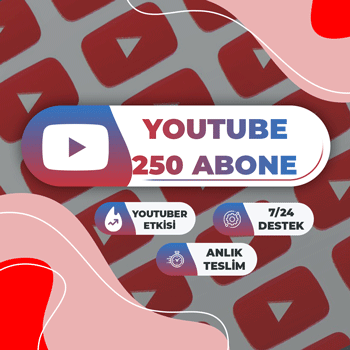 YouTube 250 Abone