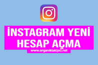 Instagram Yeni Hesap Açma